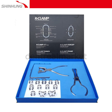 Shinhung K-CLAMP Rubber Dam Kit – Clamp Set