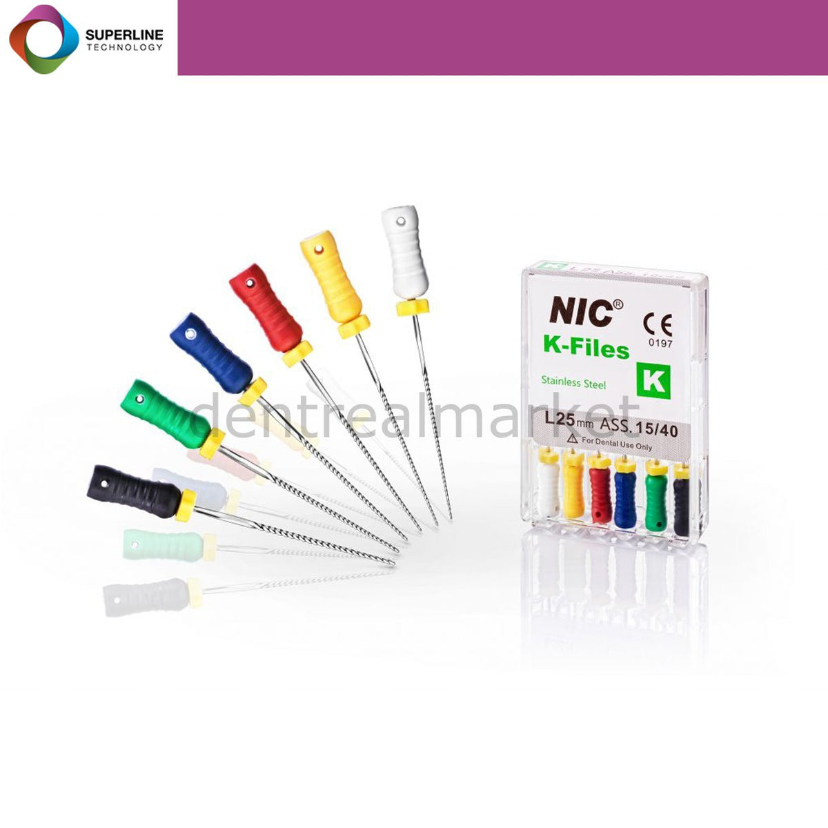 Superline Nic Steel Hand Canal Files