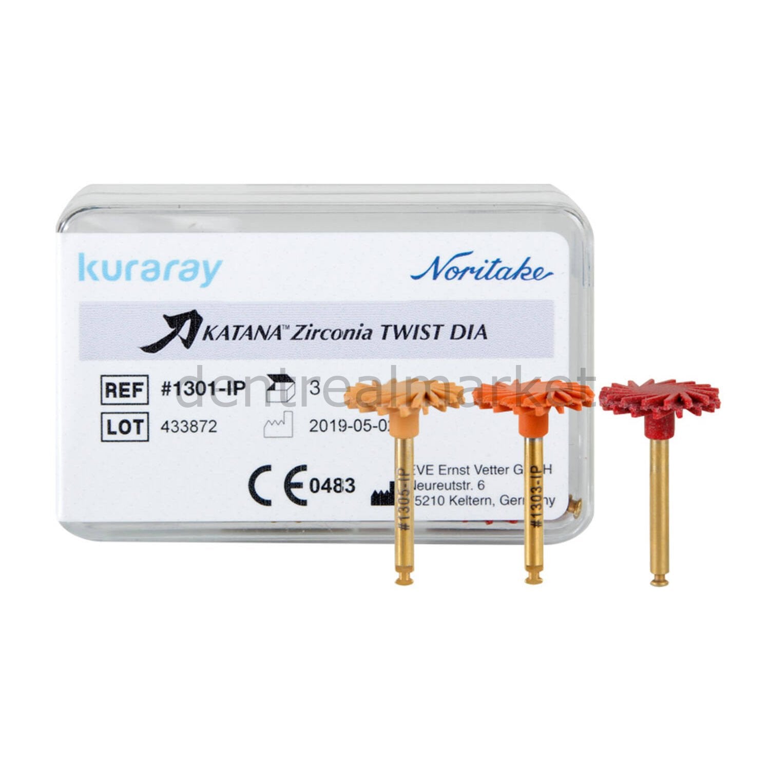 Kuraray Katana Zirconia Twist Dia Polishing Disc Intro Kit