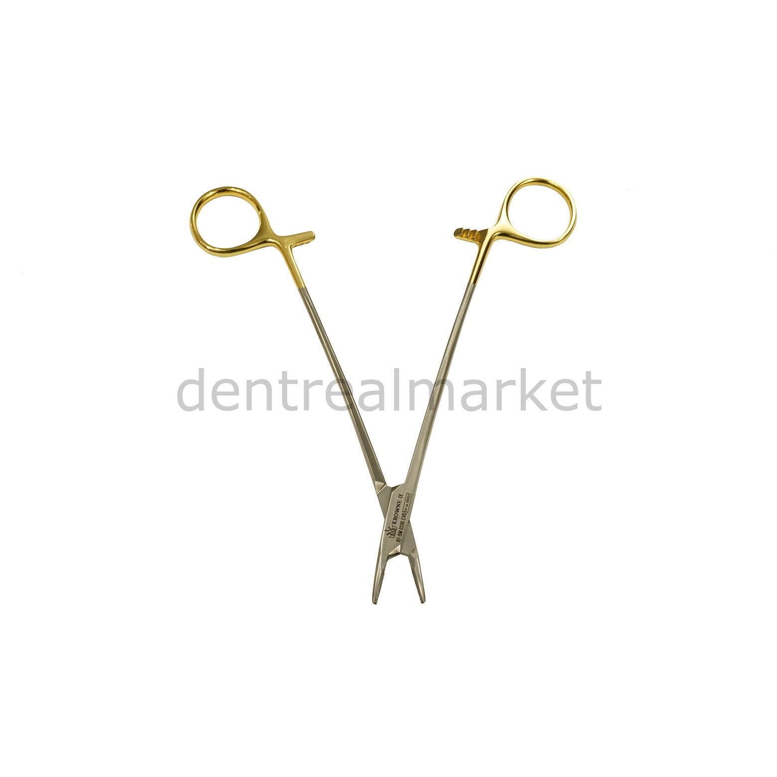 Krowne Hemostatic Forceps 14 cm TC - Curved Arterial Clamp