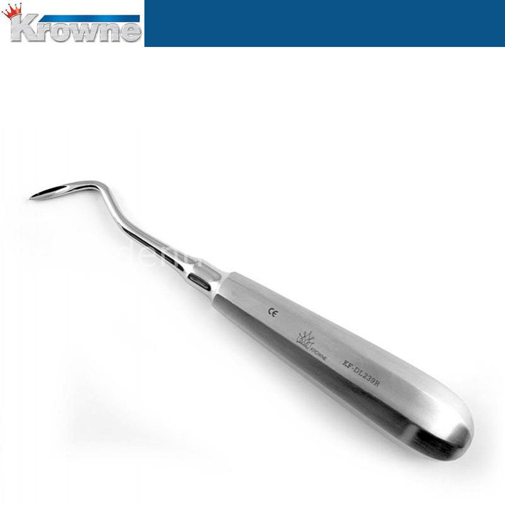 Krowne Flohr Elevator - Maxillary Root and Tooth Extraction Instrument