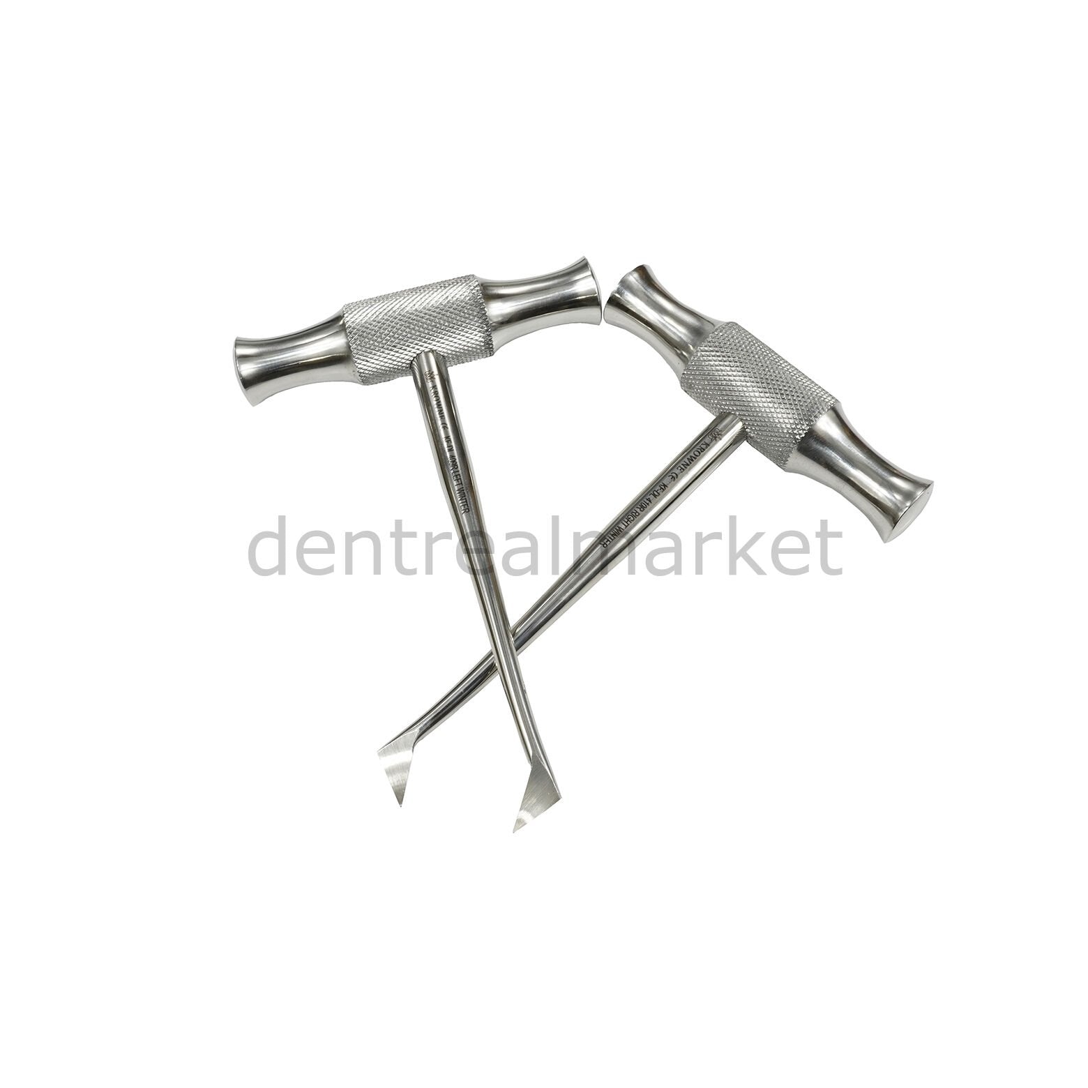 Krowne Winter (Toms) Root Elevator - T-Handle Lower Molar Elevator