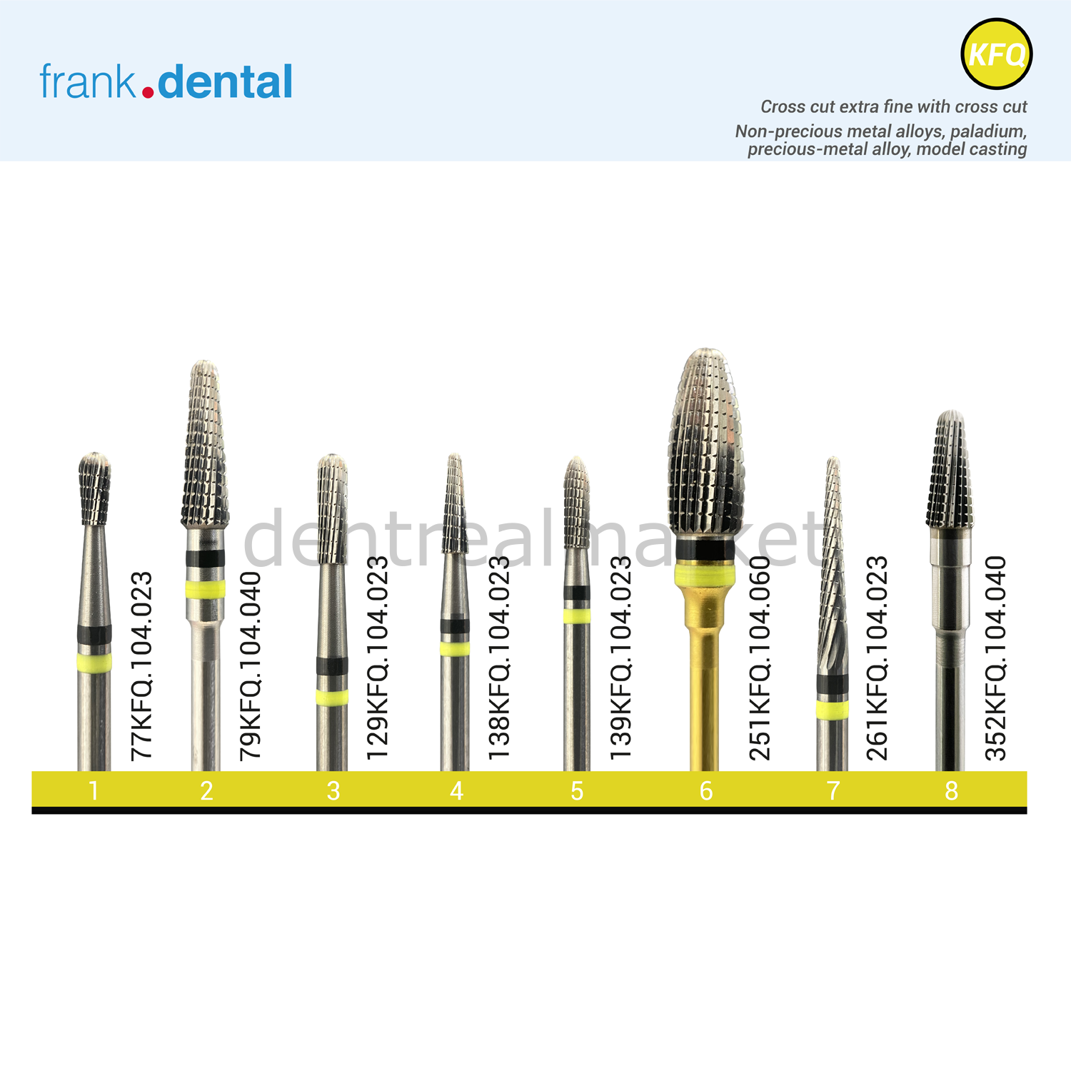 Frank Dental Carbide Monster Tip Hard Bur 251KFQ