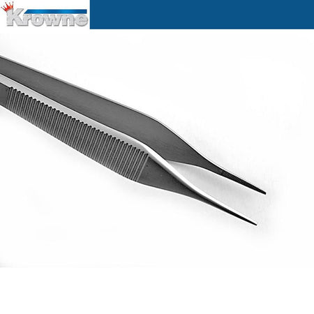 Krowne Micro Adson Forceps Straight 150 mm