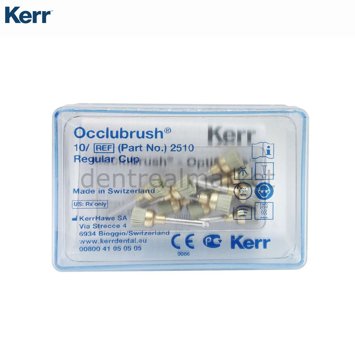 Kerr Occlubrush Self-Polishing Assortment Brush 10 pcs