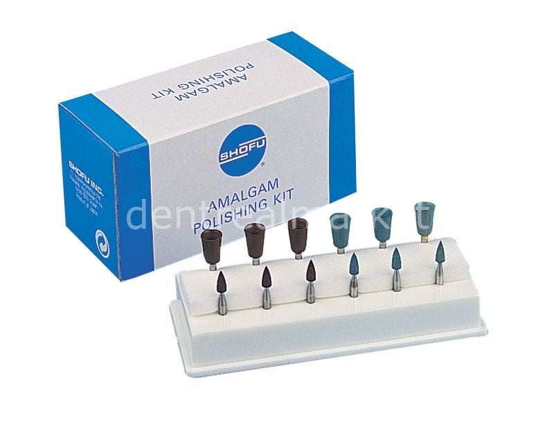 Shofu Amalgam Polishing Kit — 12-Piece Set