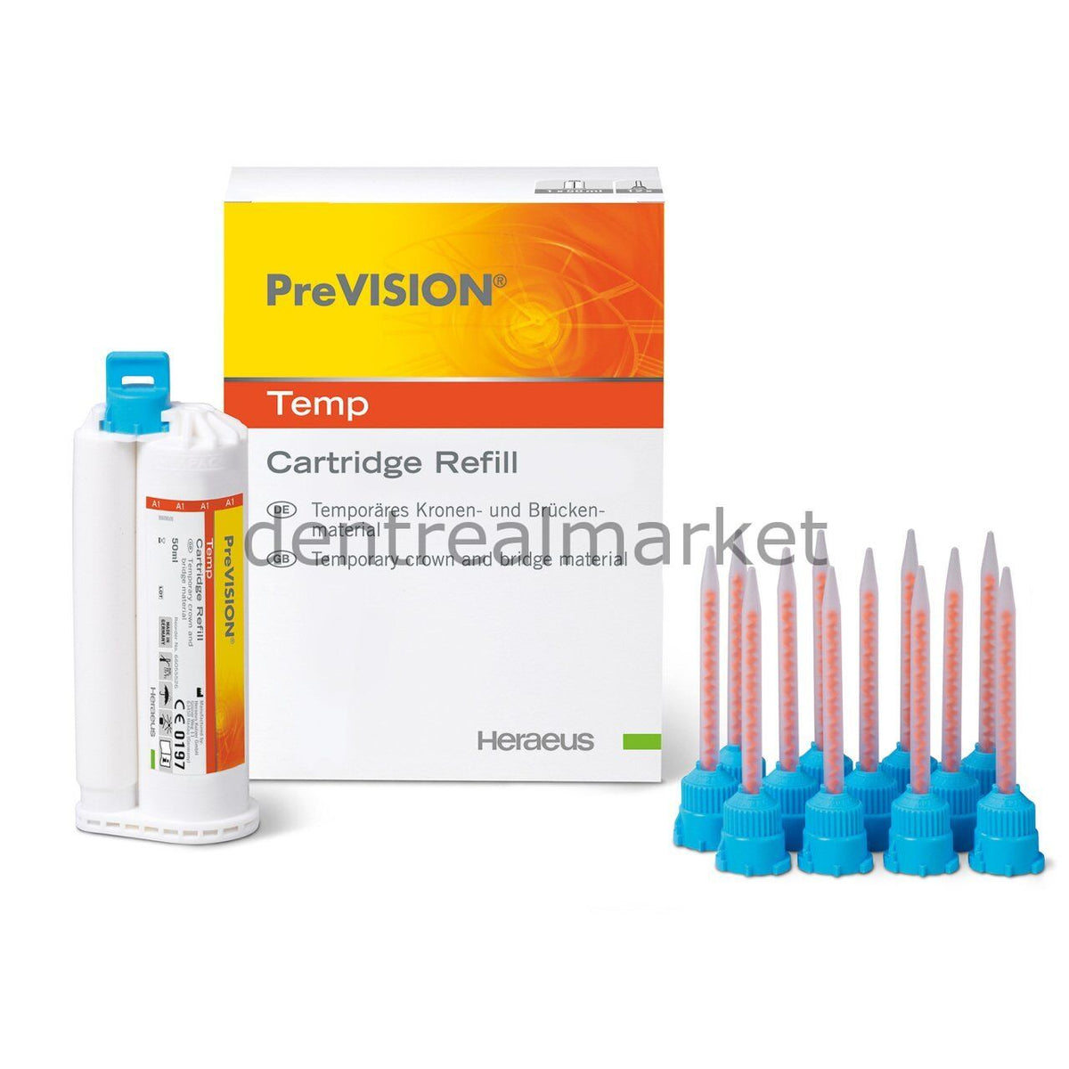 Kulzer Prevision Temp CB Temporary Crown & Bridge Material 50 ml Bleach