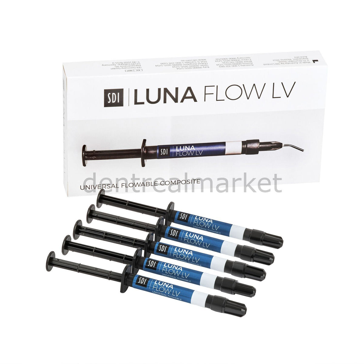 Sdi Dental Composite Filling Luna Flow Fluid Composite 5x2 Gr A1