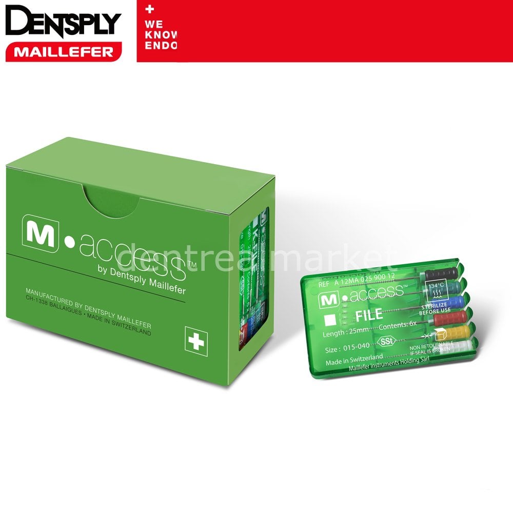 Dentsply Sirona Maillefer M-Access Steel Hand Files K/H