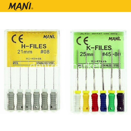 Schütz Dental Mani Steel Hand Canal Files