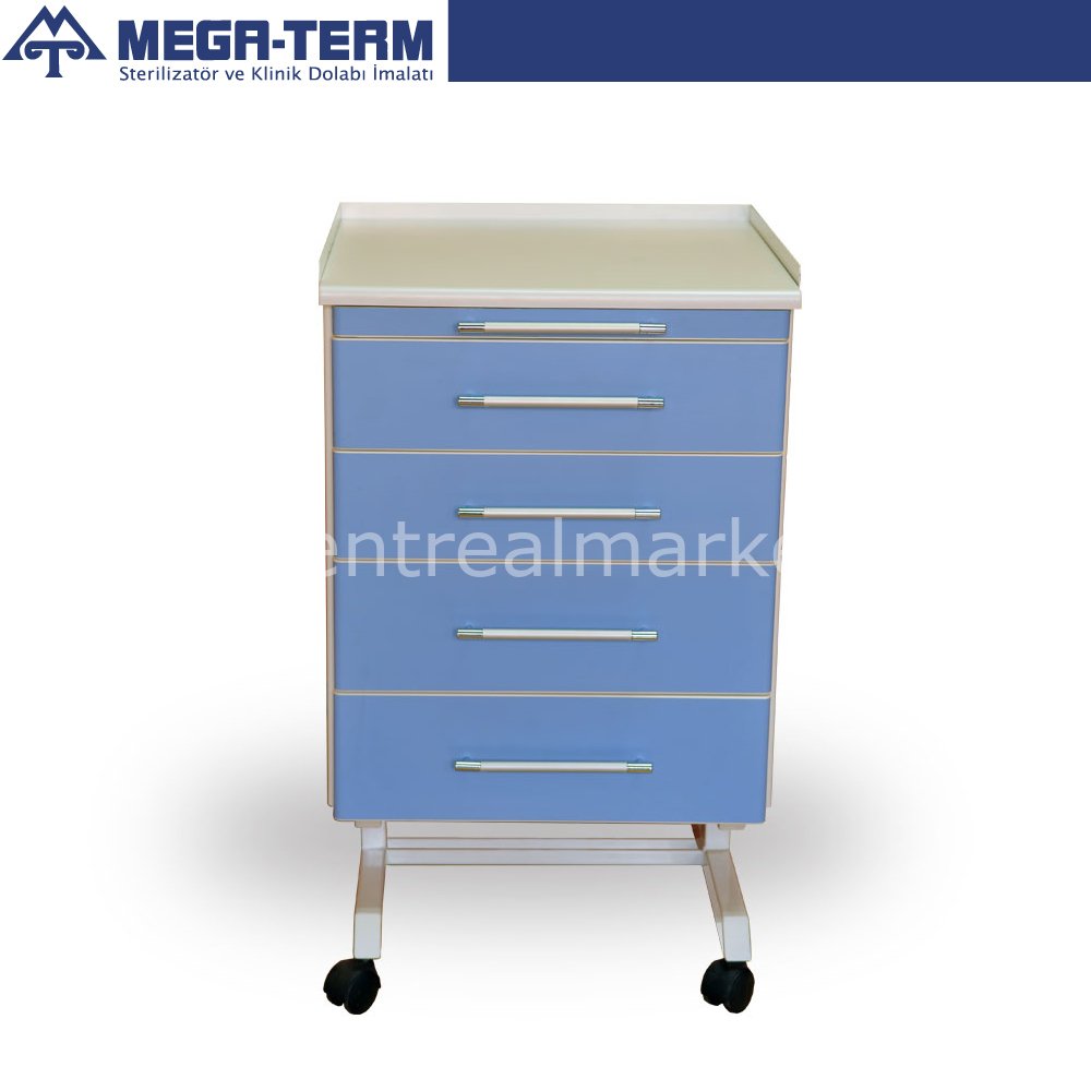 Mega-Term Mobile Cabinet with Laminate Worktop