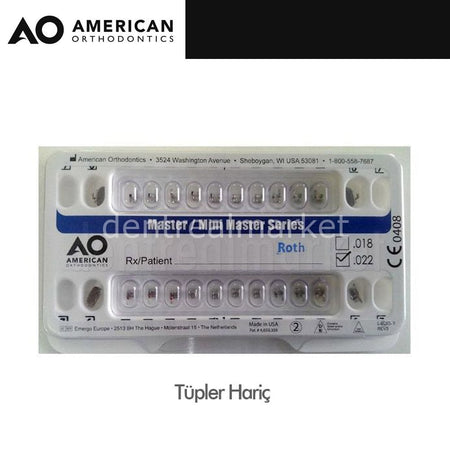 American Orthodontics Mini Master Metal Bracket