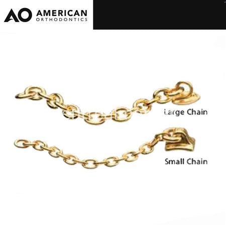 American Orthodontics Eruption Appliance Gold Chain