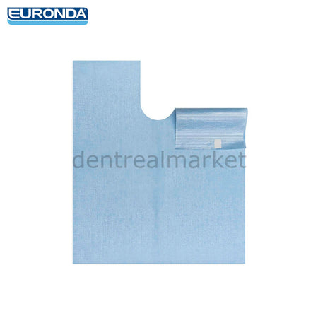 Euronda Monoart Bib Up Patient Bib - Pack of 150 Pre-Cut Adhesive