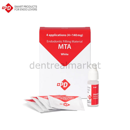 +PD MTA White Universal Powder + Liquid 4-Dose Kit - Mineral Trioxide Aggregate Repair Cement