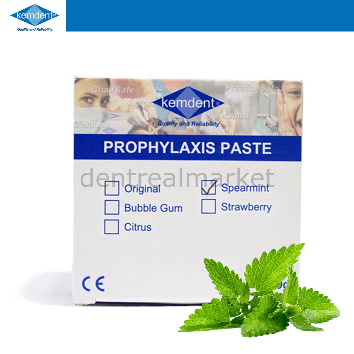 Oral Prophylaxis Polishing Material Spearmint 200 g