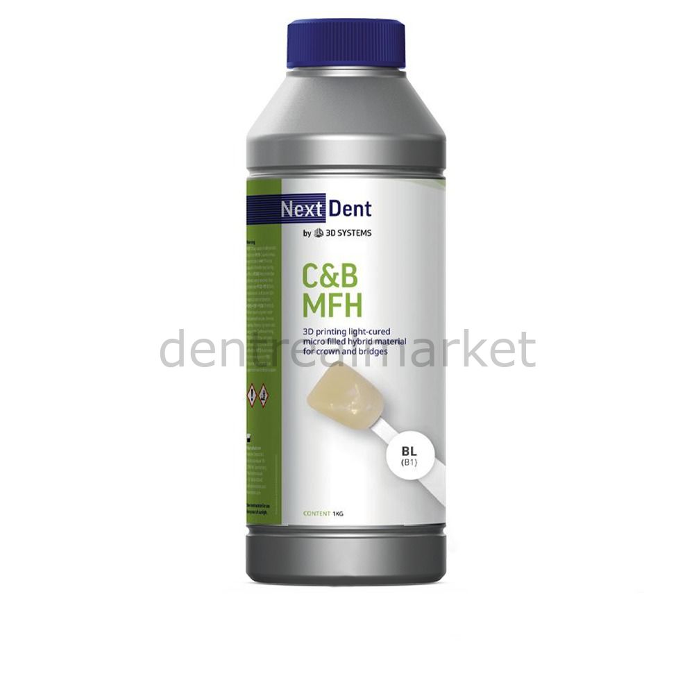 NextDent C&B MFH Micro Filled Hybrid 3D Printing Resin Temporary 1 kg