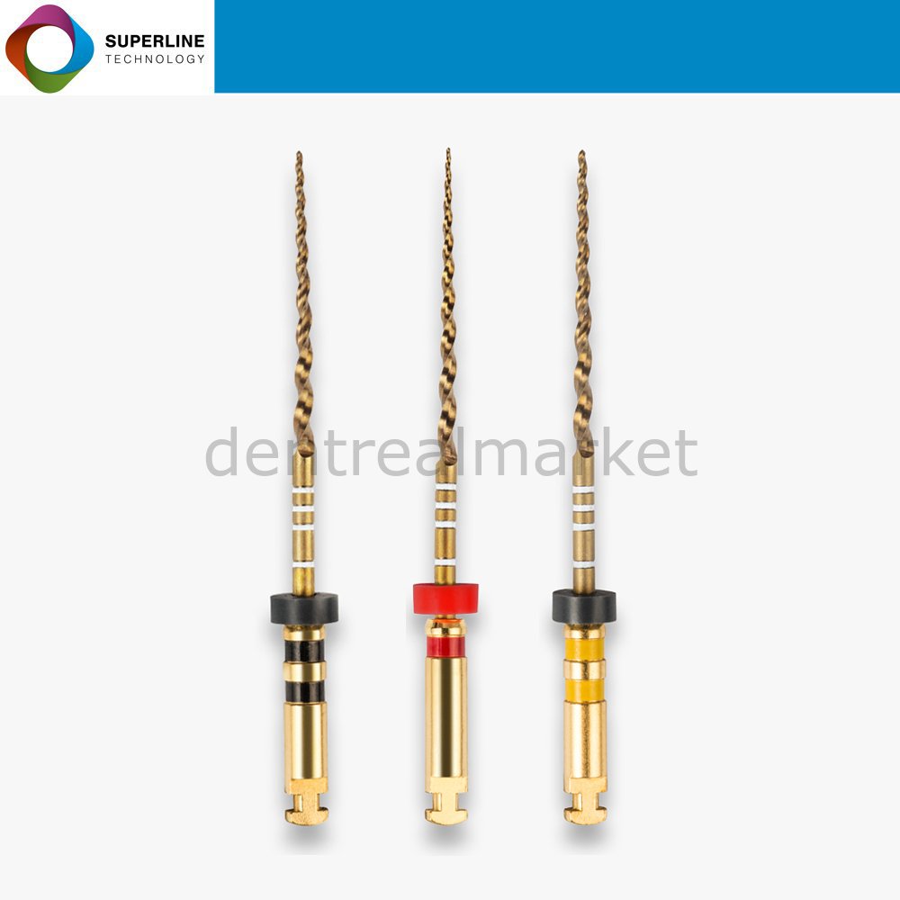 Superline Nic KV-U File Flexmaster Canal File - GOLD