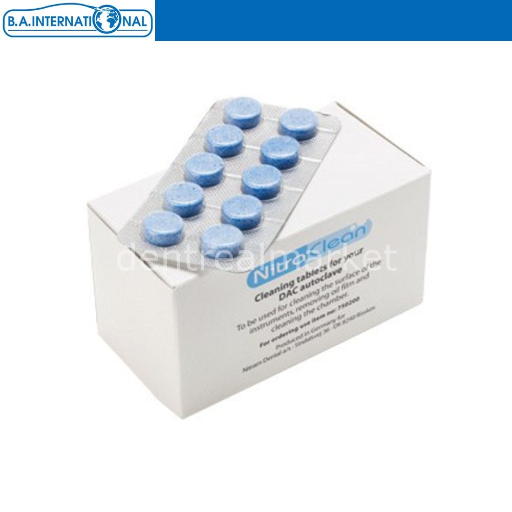 Dentsply Sirona DAC NitraClean Cleaning Tablets Pack of 100