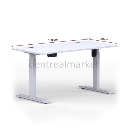 Drm Dental O-Flex Electric Height-Adjustable Ergonomic Desk - 180 x 80 cm