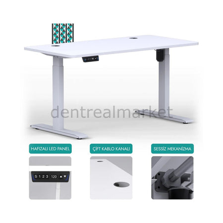DRM Dental O-Flex Electric Height-Adjustable Ergonomic Stool