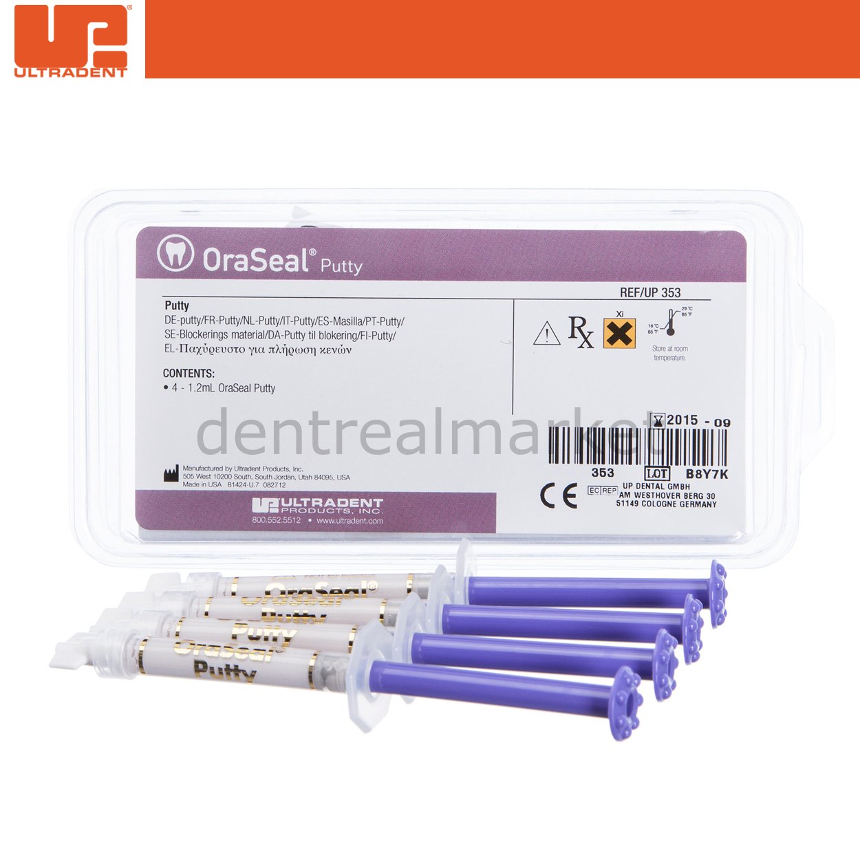 Ultradent OraSeal Putty Refill