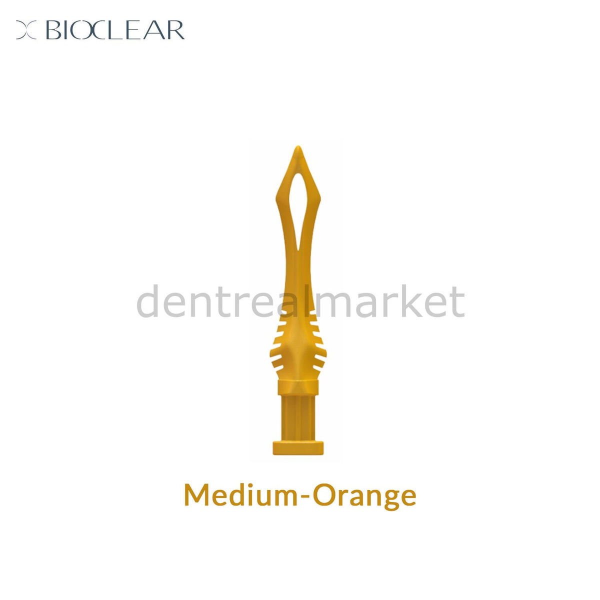 Bioclear Diamond Wedge - Medium/Orange - Pack of 8