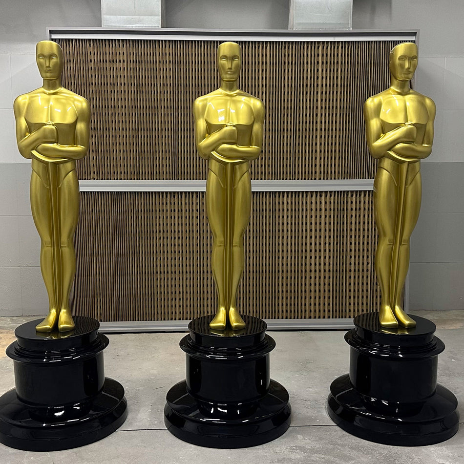 Soliddizayn Polyester Casting Oscar Statue 180 cm - Suitable for Indoor and Outdoor Use