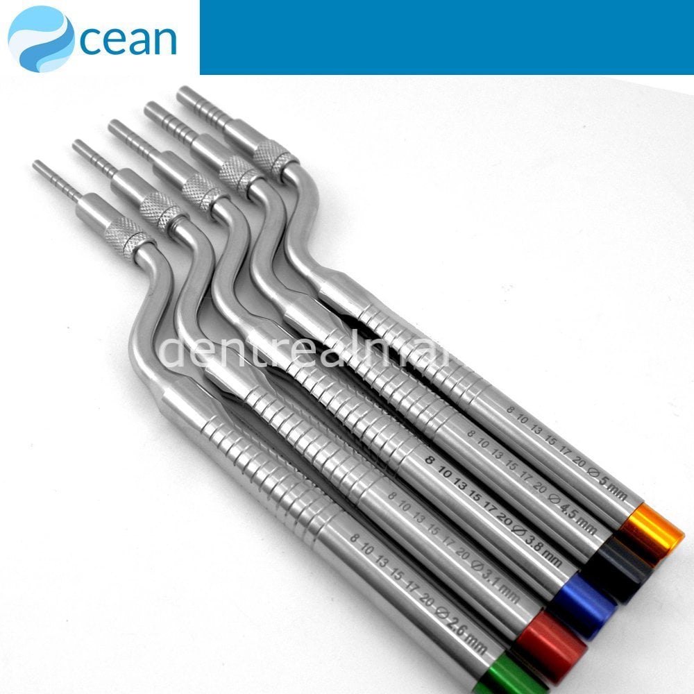 Ocean Posterior Osteotome Set with Stoppers — 5+1
