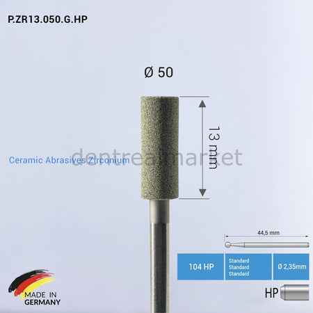 Frank Dental Zirconia & Ceramic Abrasive - P.ZR13 - Ø50 mm