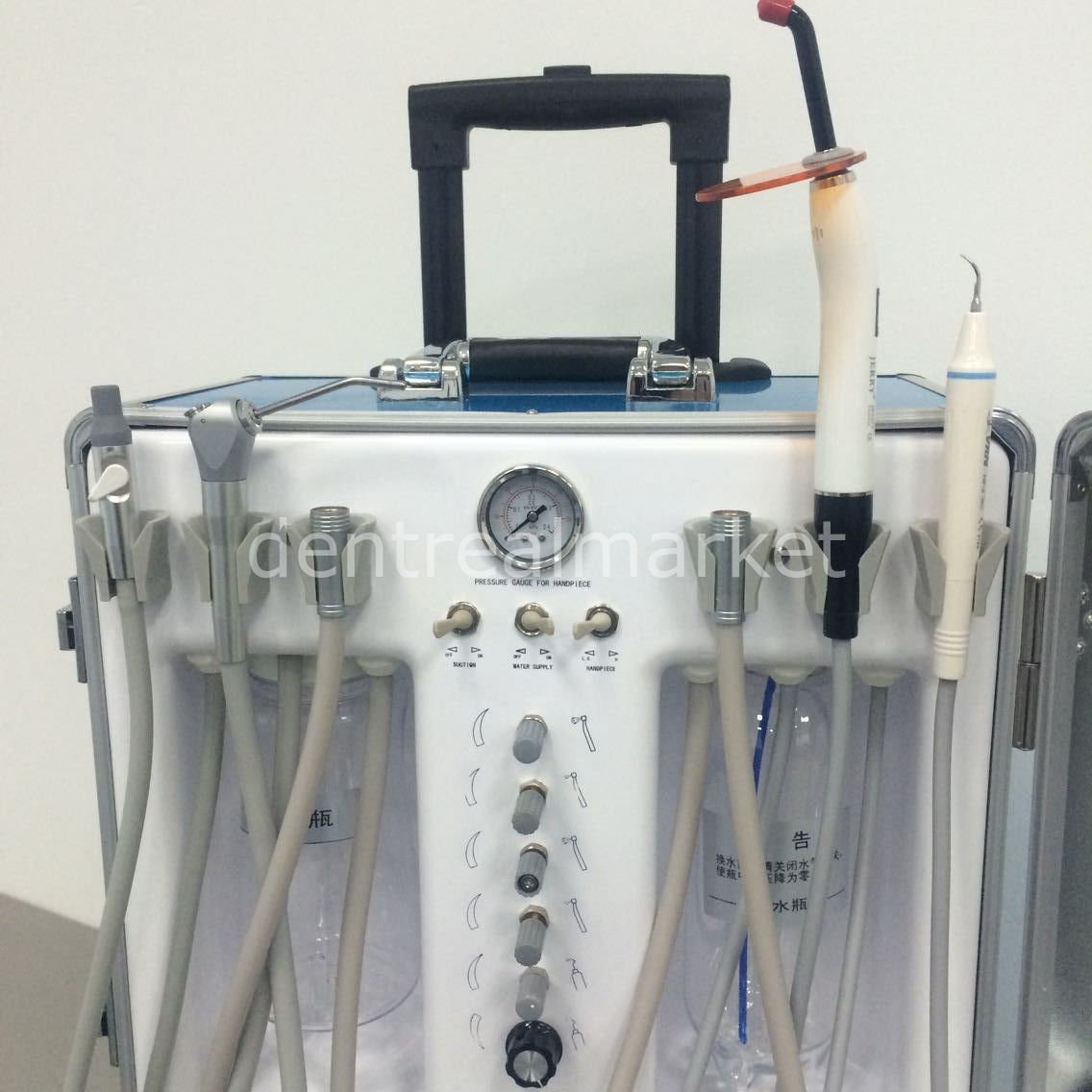 Greeloy P206S Portable Dental Unit - 6 Outlets