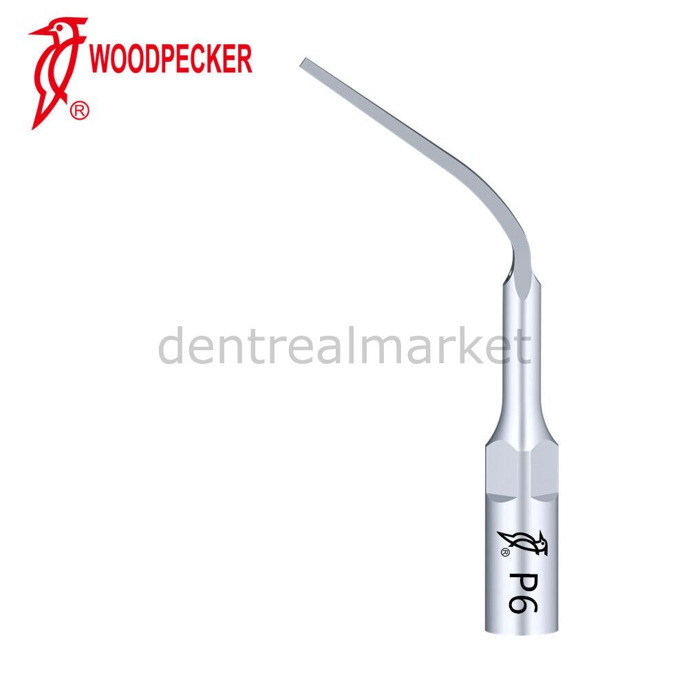 Woodpecker P6 Periodontic Scaler Tip - EMS, Mectron, Woodpecker, W&H Compatible