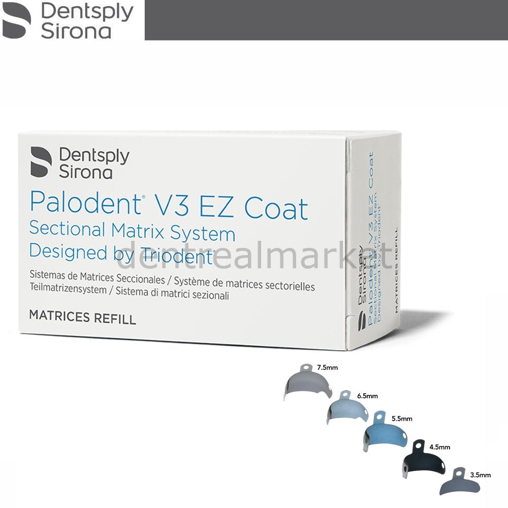 Dentsply Sirona Palodent V3 EZ Coat Matrix Refill — 50 pcs