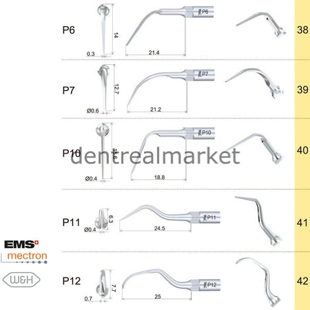 Woodpecker Scaler Periodontic Tip P14L – Compatible with EMS, Mectron, Woodpecker, and W&H