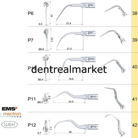 Woodpecker P3 Periodontic Scaler Tip - EMS, Mectron, Woodpecker, W&H Compatible