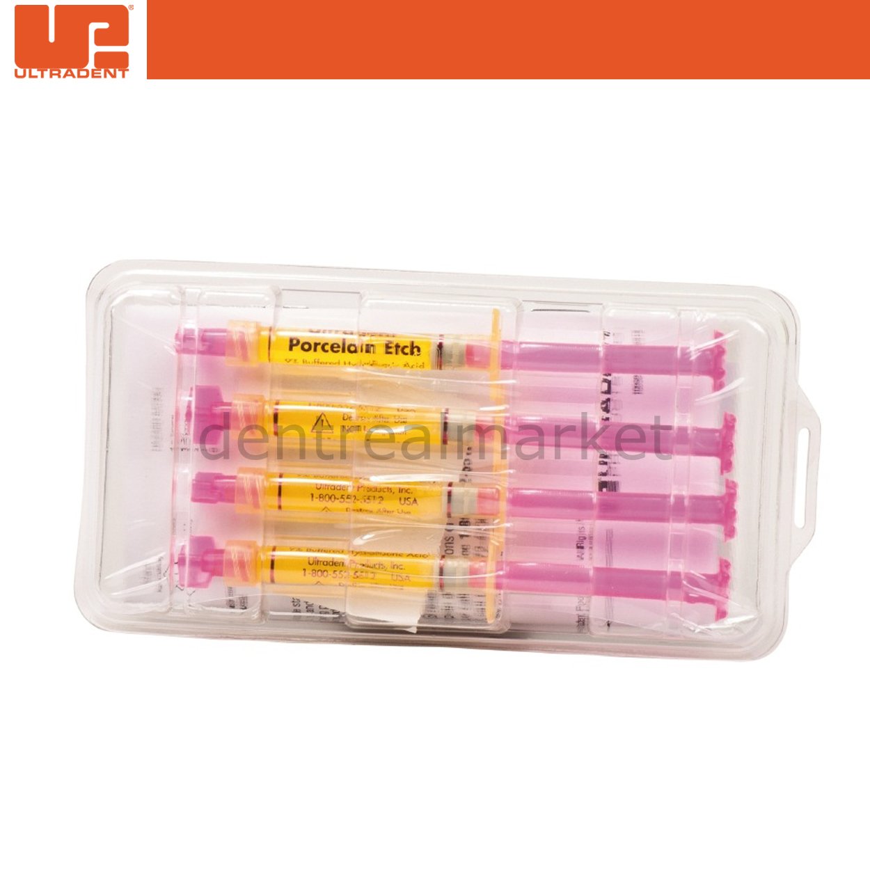 Ultradent Porcelain Etch Refill - Porcelain Acid - 4 x 1.2 ml