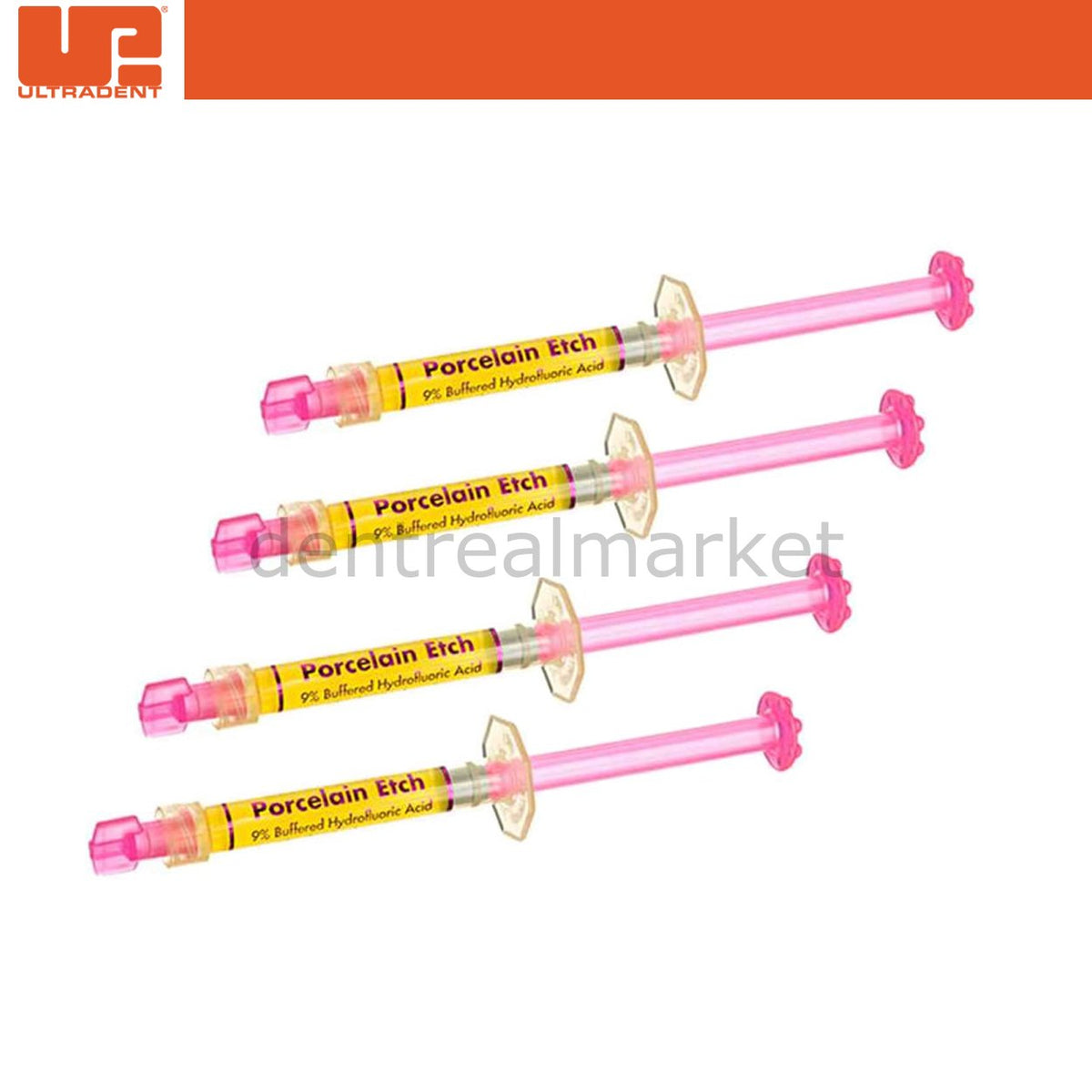 Ultradent Porcelain Etch Refill - Porcelain Acid - 4 x 1.2 ml