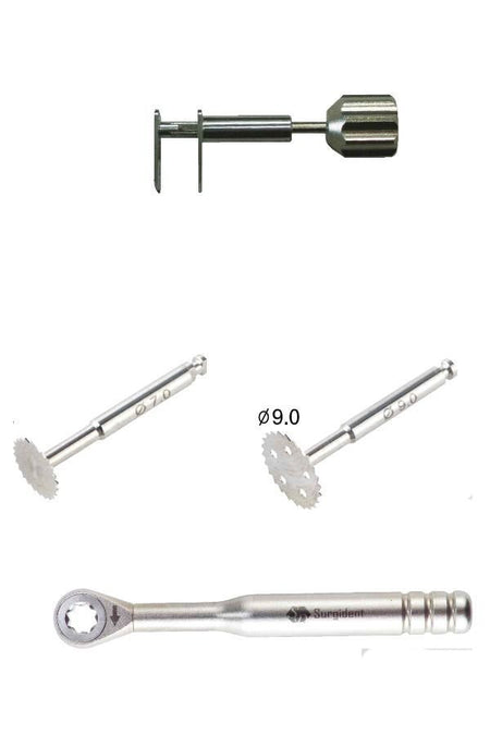 Surgident Spreading Bone Expander Kit with Pins