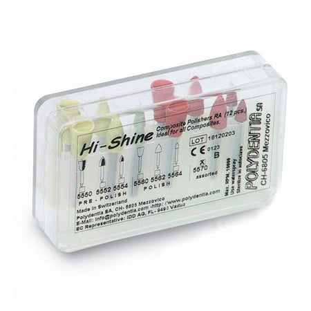 Polydentia Composite Polishing Rubber 12 pcs