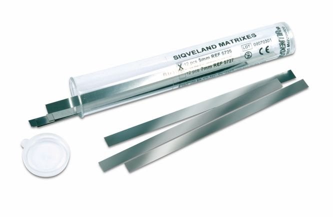 Polydentia Siqveland Flat Steel Matrix Band 0.05 mm
