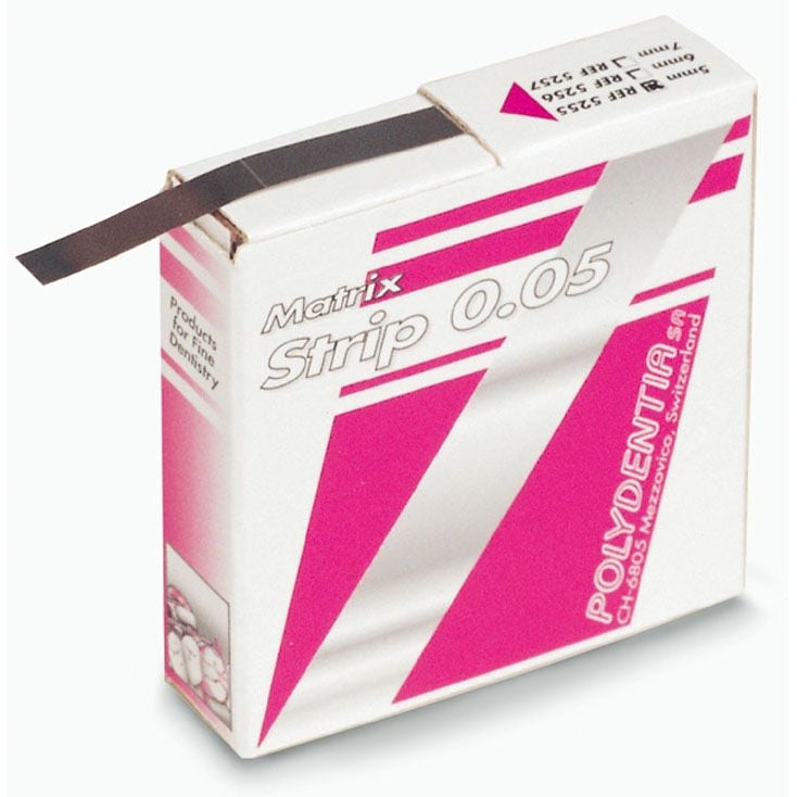 Polydentia Steel Strip Matrix Band 0.05 mm