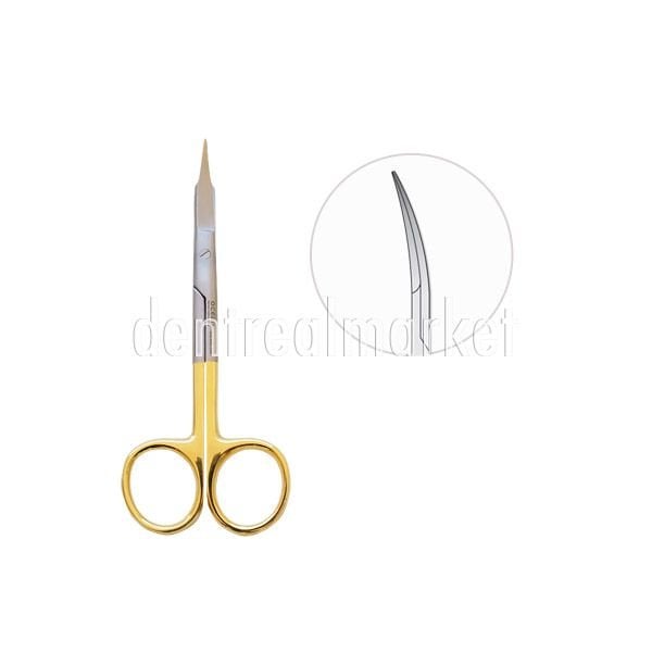 Ocean Goldman-Fox Surgical Scissors Curved TC