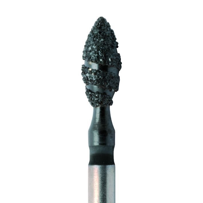 Meisinger Black Cobra Line Synthetic Diamond Bur — 5 pcs