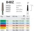 Meisinger 848Z Diamond Bur for Zirconia — Pack of 2