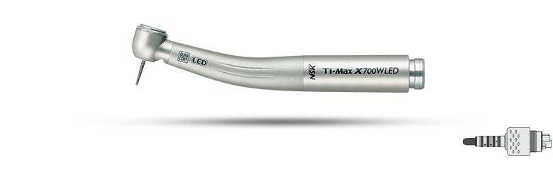 NSK TI-Max X700 WLed Illuminated Turbine — W&H Compatible