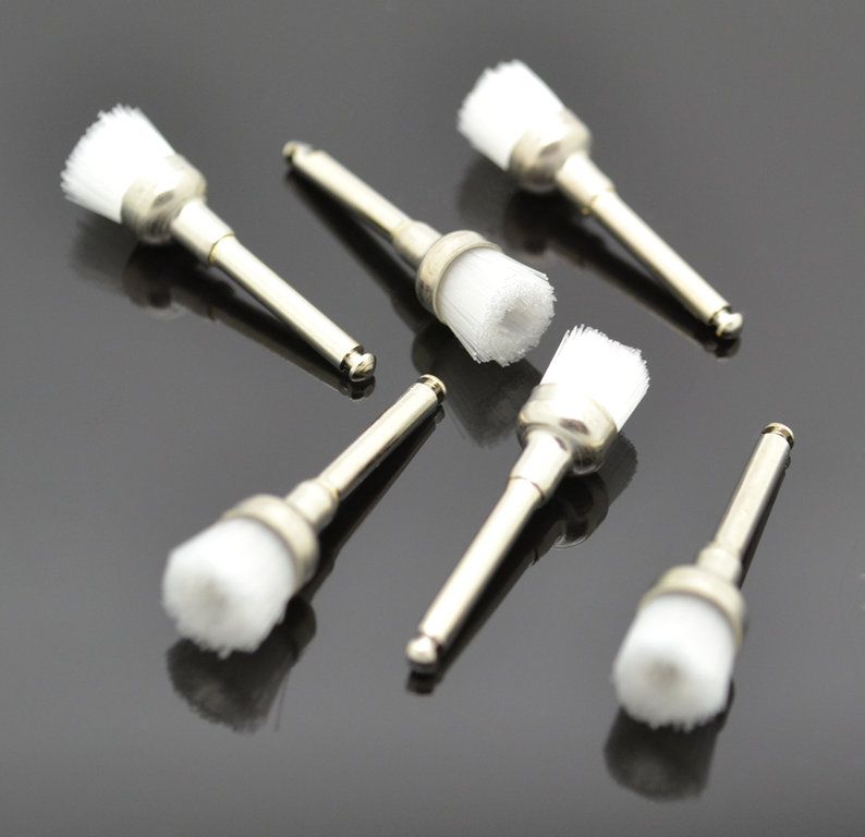 TPC Dental Nylon Prophylaxis Brush 100 pcs