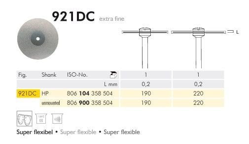 Meisinger Diamond Separating Disc 921DC