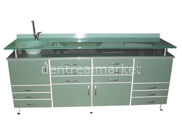 Star Dental Clinic Cabinet with Glass 200 cm Xt - A
