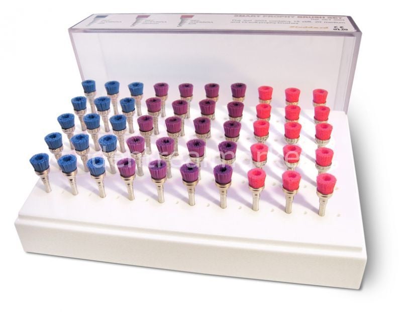 Stoddard Smart Prophy Brush Set — 60 Brushes
