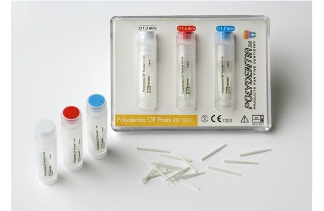 Polydentia GF Fiber Post Refill Assortment Pack of 15